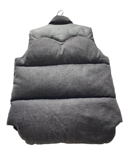 RockyMountainFeatherBed（ロッキーマウンテンフェザーベッド）RockyMountainFeatherBed (ロッキーマウンテンフェザーベッド) 切替ダウンベスト ブラック サイズ:38の古着・服飾アイテム