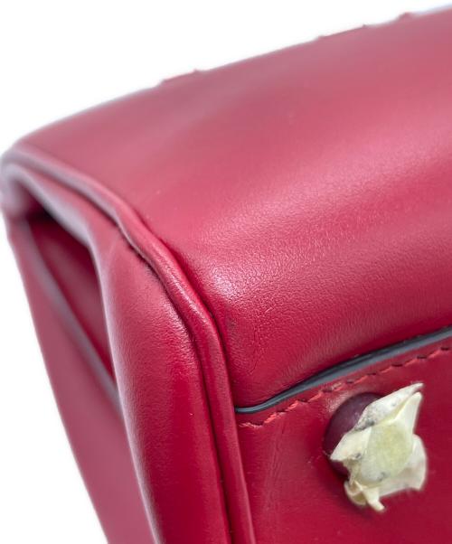 GUCCI（グッチ）GUCCI (グッチ) ズゥミ トップハンドルバッグ レッドの古着・服飾アイテム