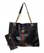 GUCCIグッチ）の古着「ラジャオフィディア シェリーライン」｜ブラック