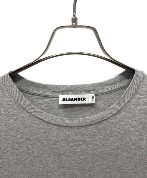 JIL SANDER（ジルサンダー）JIL SANDER (ジルサンダー) クルーネックTシャツ グレー サイズ:Mの古着・服飾アイテム