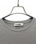 中古・古着 JIL SANDER (ジルサンダー) クルーネックTシャツ グレー サイズ:M：6000円