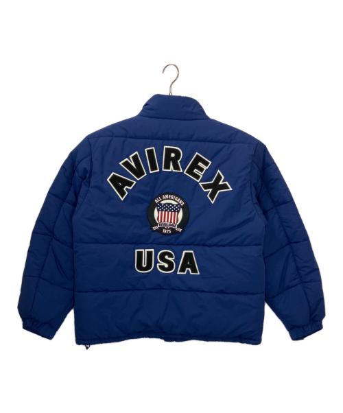 AVIREX（アヴィレックス）AVIREX (アヴィレックス) 783-3952039　中綿ジャケット ブルー サイズ:Lの古着・服飾アイテム