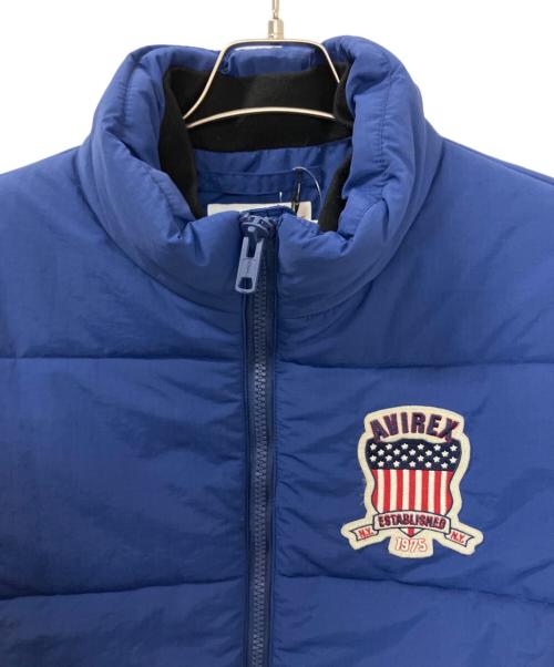AVIREX（アヴィレックス）AVIREX (アヴィレックス) 783-3952039　中綿ジャケット ブルー サイズ:Lの古着・服飾アイテム