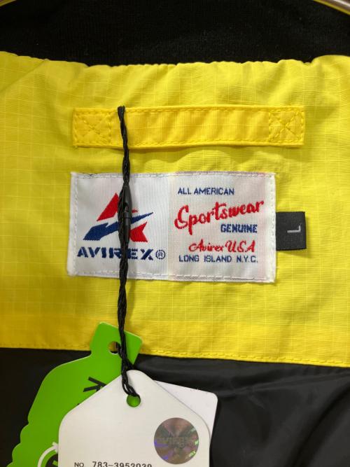 AVIREX（アヴィレックス）AVIREX (アヴィレックス) 中綿ジャケット イエロー サイズ:Lの古着・服飾アイテム