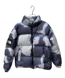 THE NORTH FACE×SUPREME（ザ ノース フェイス×シュプリーム）の古着「Bleached Denim Print Nuptse Jacket」｜ブルー×ネイビー