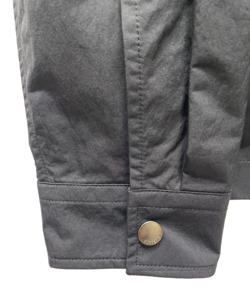 BURBERRY（バーバリー）BURBERRY (バーバリー) ナイロン ジップ オーバーシャツ ブラック サイズ:Mの古着・服飾アイテム