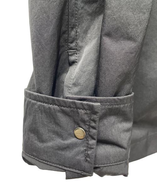 BURBERRY（バーバリー）BURBERRY (バーバリー) ナイロン ジップ オーバーシャツ ブラック サイズ:Mの古着・服飾アイテム