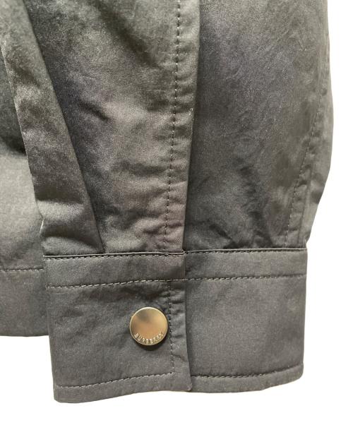 BURBERRY（バーバリー）BURBERRY (バーバリー) ナイロン ジップ オーバーシャツ ブラック サイズ:Mの古着・服飾アイテム