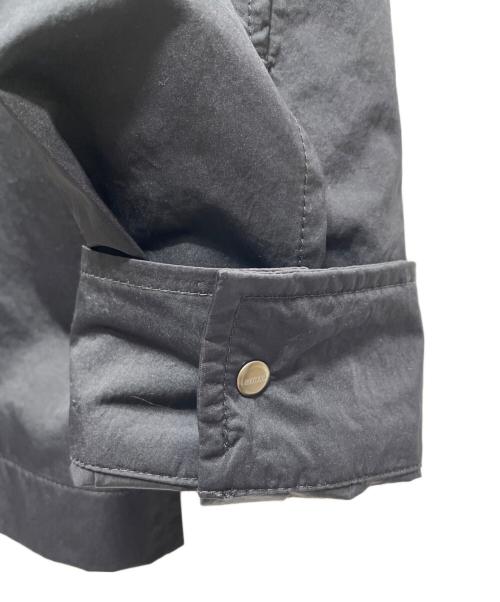 BURBERRY（バーバリー）BURBERRY (バーバリー) ナイロン ジップ オーバーシャツ ブラック サイズ:Mの古着・服飾アイテム