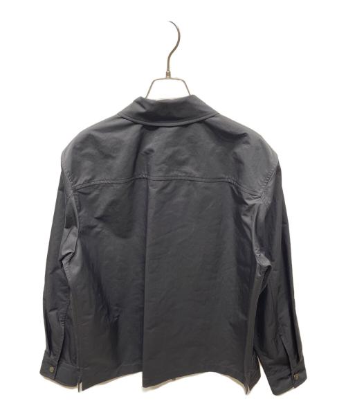 BURBERRY（バーバリー）BURBERRY (バーバリー) ナイロン ジップ オーバーシャツ ブラック サイズ:Mの古着・服飾アイテム