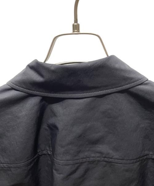 BURBERRY（バーバリー）BURBERRY (バーバリー) ナイロン ジップ オーバーシャツ ブラック サイズ:Mの古着・服飾アイテム
