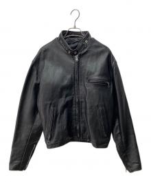 Schott（ショット）の古着「シングルライダースジャケット」｜ブラック