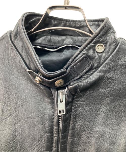 Schott（ショット）Schott (ショット) シングルライダースジャケット ブラック サイズ:42の古着・服飾アイテム
