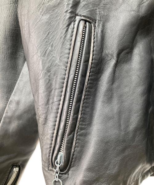 Schott（ショット）Schott (ショット) シングルライダースジャケット ブラック サイズ:42の古着・服飾アイテム