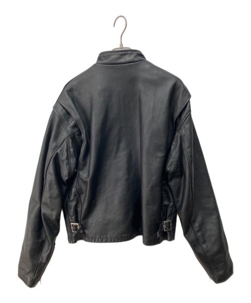 Schott（ショット）Schott (ショット) シングルライダースジャケット ブラック サイズ:42の古着・服飾アイテム