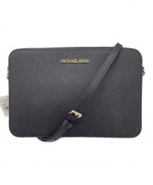 MICHAEL KORS（マイケル・コース）の古着「レザーショルダーバッグ」｜ブラック