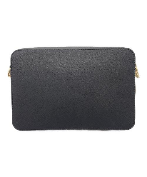 MICHAEL KORS（マイケル・コース）MICHAEL KORS (マイケル・コース) レザーショルダーバッグ ブラックの古着・服飾アイテム