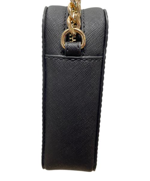 MICHAEL KORS（マイケル・コース）MICHAEL KORS (マイケル・コース) レザーショルダーバッグ ブラックの古着・服飾アイテム