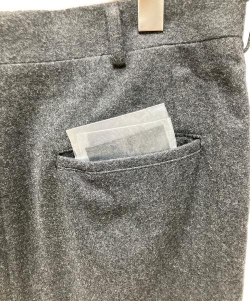 COMME des GARCONS（コムデギャルソン）COMME des GARCONS (コムデギャルソン) 19AW ウールフラノ2タックサルエルパンツ グレー サイズ:Mの古着・服飾アイテム