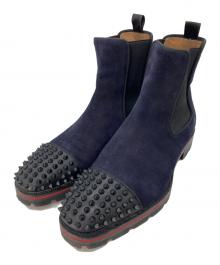 Christian Louboutin（クリスチャン・ルブタン）の古着「MELON SPIKES」｜ネイビー