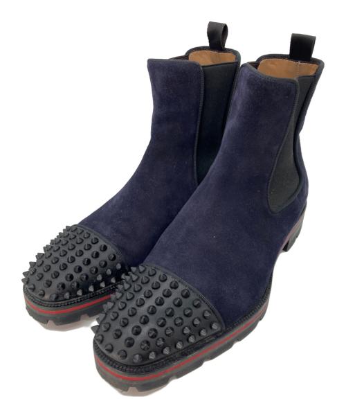Christian Louboutin（クリスチャン・ルブタン）Christian Louboutin (クリスチャン・ルブタン) MELON SPIKES ネイビー サイズ:40.5の古着・服飾アイテム