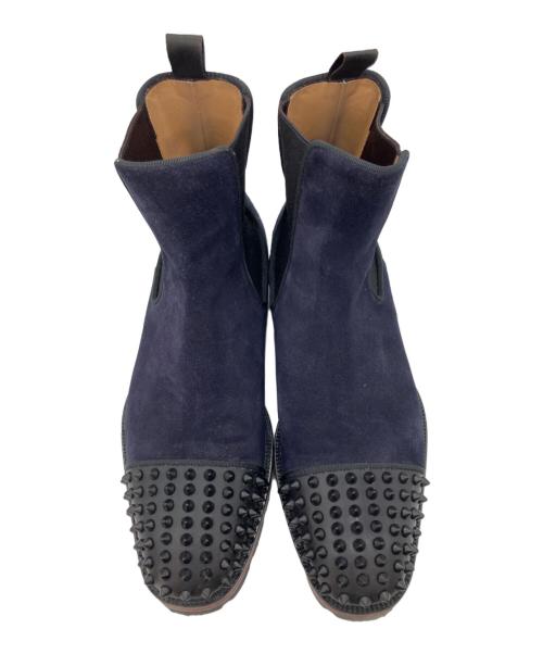 Christian Louboutin（クリスチャン・ルブタン）Christian Louboutin (クリスチャン・ルブタン) MELON SPIKES ネイビー サイズ:40.5の古着・服飾アイテム