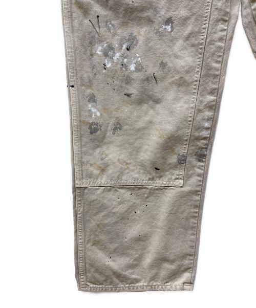 JOHNBULL（ジョンブル）JOHNBULL (ジョンブル) オックスオーバーダイダブルニーパンツ ベージュ サイズ:76cm (W30) 未使用品の古着・服飾アイテム