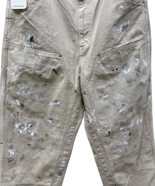 JOHNBULL（ジョンブル）JOHNBULL (ジョンブル) オックスオーバーダイダブルニーパンツ ベージュ サイズ:76cm (W30) 未使用品の古着・服飾アイテム