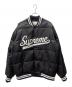 SUPREME（シュプリーム）の古着「SCRIPT VARSITY PUFFY JACKET」｜ブラック