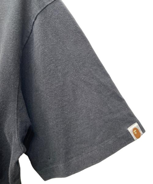 A BATHING APE（アベイシングエイプ）A BATHING APE (アベイシングエイプ) stussy (ステューシー) 半袖カットソー ブラック×レッド サイズ:2XLの古着・服飾アイテム