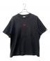 A BATHING APE（アベイシングエイプ）の古着「半袖カットソー」｜ブラック×レッド