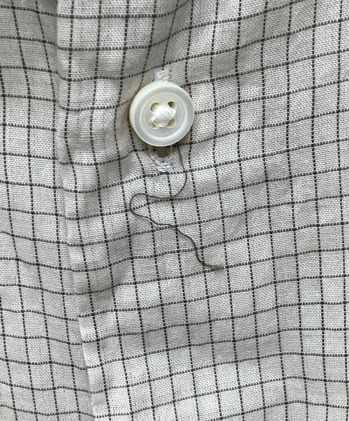 KAPTAIN SUNSHINE（キャプテンサンシャイン）KAPTAIN SUNSHINE (キャプテンサンシャイン) チェックシャツ ホワイト サイズ:34の古着・服飾アイテム