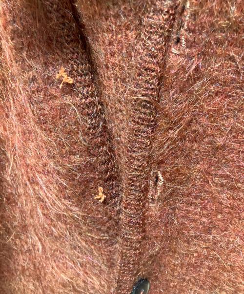 pennleigh（ペンリー）pennleigh (ペンリー) 厚手カーディガン ブラウン サイズ:Mの古着・服飾アイテム