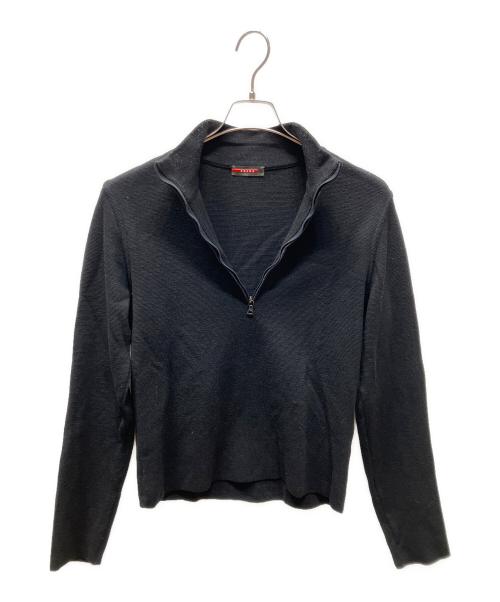PRADA SPORTS（プラダスポーツ）PRADA SPORTS (プラダスポーツ) 厚手ニット ブラック サイズ:46の古着・服飾アイテム