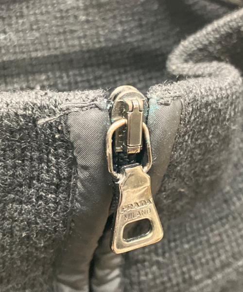 PRADA SPORTS（プラダスポーツ）PRADA SPORTS (プラダスポーツ) 厚手ニット ブラック サイズ:46の古着・服飾アイテム