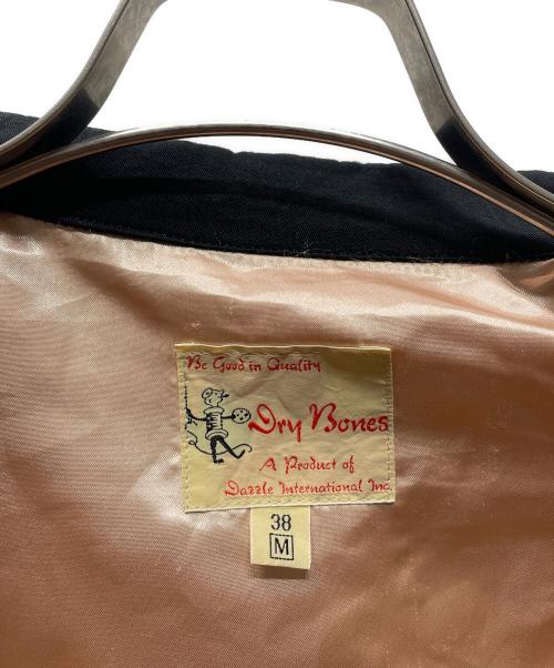 Dry Bones（ドライボーンズ）Dry Bones (ドライボーンズ) ギャバジンジャケット ブラック×グレー サイズ:Mの古着・服飾アイテム