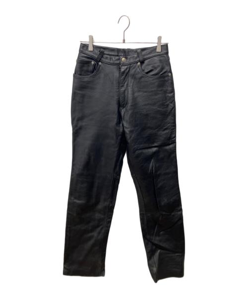 HARLEY-DAVIDSON（ハーレーダビッドソン）HARLEY-DAVIDSON (ハーレーダビッドソン) レザーパンツ ブラック サイズ:71cm (W28)の古着・服飾アイテム