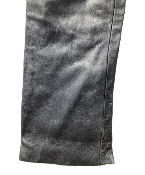 HARLEY-DAVIDSON（ハーレーダビッドソン）HARLEY-DAVIDSON (ハーレーダビッドソン) レザーパンツ ブラック サイズ:71cm (W28)の古着・服飾アイテム