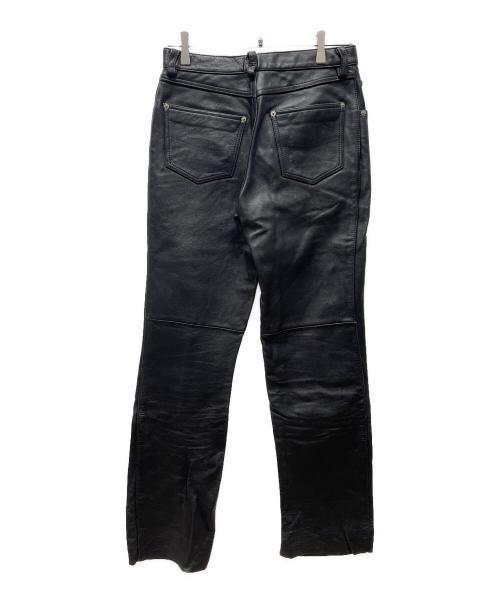 HARLEY-DAVIDSON（ハーレーダビッドソン）HARLEY-DAVIDSON (ハーレーダビッドソン) レザーパンツ ブラック サイズ:71cm (W28)の古着・服飾アイテム