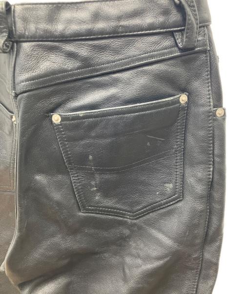 HARLEY-DAVIDSON（ハーレーダビッドソン）HARLEY-DAVIDSON (ハーレーダビッドソン) レザーパンツ ブラック サイズ:71cm (W28)の古着・服飾アイテム