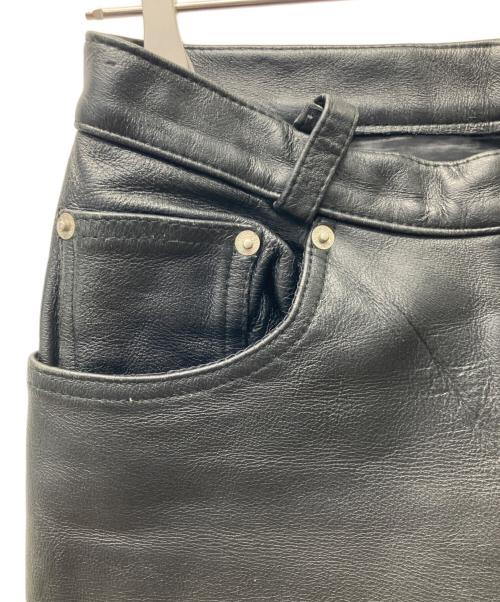 HARLEY-DAVIDSON（ハーレーダビッドソン）HARLEY-DAVIDSON (ハーレーダビッドソン) レザーパンツ ブラック サイズ:71cm (W28)の古着・服飾アイテム