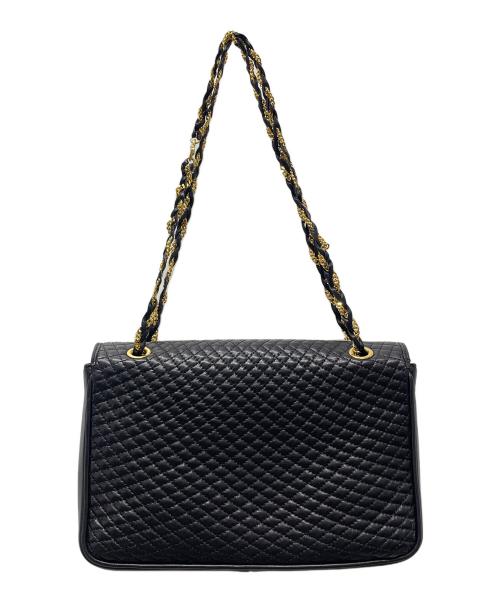 BALLY（バリー）BALLY (バリー) チェーンショルダーバッグ ブラックの古着・服飾アイテム