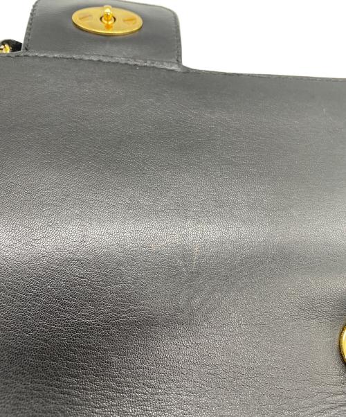 BALLY（バリー）BALLY (バリー) チェーンショルダーバッグ ブラックの古着・服飾アイテム