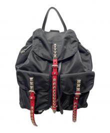 PRADA（プラダ）の古着「NEW VELA」｜ブラック×レッド