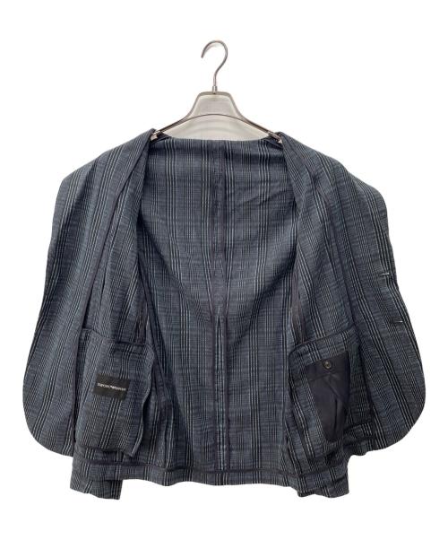 EMPORIO ARMANI（エンポリオ アルマーニ）EMPORIO ARMANI (エンポリオ アルマーニ) 2Bシングルテーラードジャケット ブラック サイズ:46 未使用品の古着・服飾アイテム