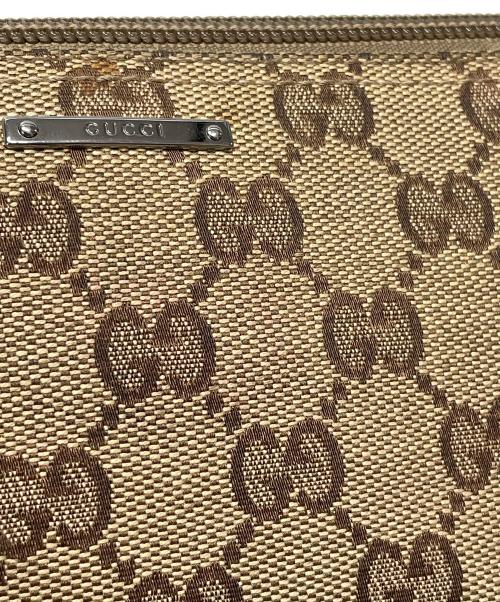 GUCCI（グッチ）GUCCI (グッチ) シェリーライン アクセサリーポーチ ベージュの古着・服飾アイテム
