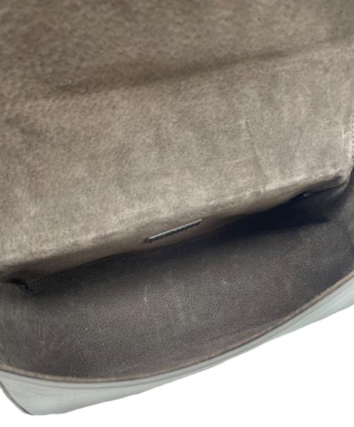 HIROFU（ヒロフ）HIROFU (ヒロフ) プラリーナ レザーショルダーバッグ メタリックの古着・服飾アイテム