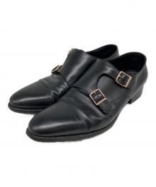 JOHN LOBB（ジョンロブ）の古着「モンクストラップシューズ　camborne」｜ブラック
