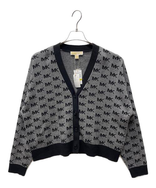 MICHAEL KORS（マイケル・コース）MICHAEL KORS (マイケル・コース) カーディガン グレー×ブラック サイズ:M 未使用品の古着・服飾アイテム