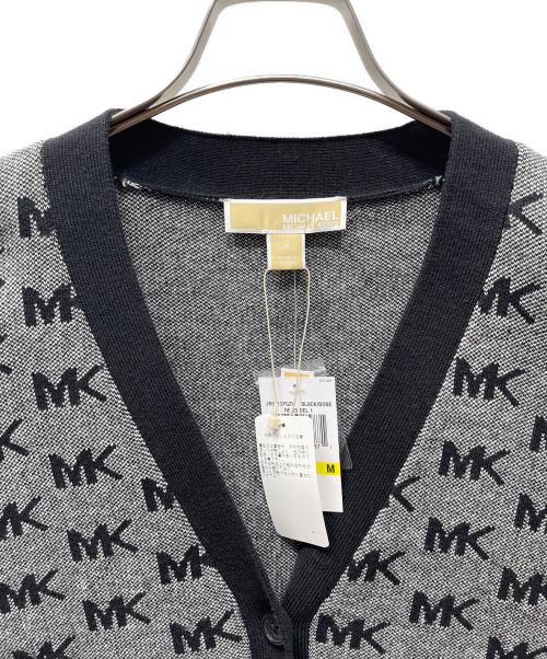 MICHAEL KORS（マイケル・コース）MICHAEL KORS (マイケル・コース) カーディガン グレー×ブラック サイズ:M 未使用品の古着・服飾アイテム